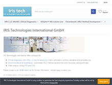 Tablet Screenshot of iristechnologies.net